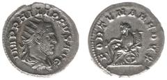 Roman Imperial Coinage Philippus I Arabs (244-249) - AR Antoninianus (Rome AD 249, 3.71 g) - IMP PHILIPPVS AVG, radiate, draped and cuirassed bust right / FORTVNA REDVX, Fortuna seated left, holding r