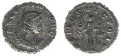 Roman Imperial Coinage Salonina - BI Antoninianus (Rome AD 265-62, 265-67, 4.17 g) - SALONINA AVG, diademed and draped bust right, crescent behind shoulders / VENVS VICTRIX, Venus standing, holding he