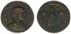 Roman Imperial Coinage Herennius Etruscus (250-251) - Cilicia / Mallus - AE Hexassarion (AD 249-251, 18.58 g) -HEREN ETRVSC MES DECIVM CAESS, radiate, draped and cuirassed bust right / MALLO COLONIA, 