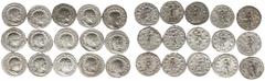 Ancient coins in lots - Roman coinage Ancient coins in lots - Roman coinage - A lot with Roman Antoniniani: Gordianus III (10), Philippus I Arabs (4), Traianus Decius (1) - in total 15 coins in avg. V