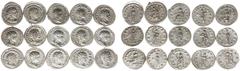 Ancient coins in lots - Roman coinage Ancient coins in lots - Roman coinage - A lot with Roman Antoniniani: Gordianus III (7), Philippus I Arabs (5), Philippus II, Traianus Decius and Trebonianus Gall