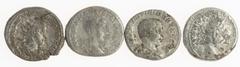 Ancient coins in lots - Roman coinage Ancient coins in lots - Roman coinage - Small lot with 4 Roman Alexandrinian bi. Tetradrachms, c. 260 AD, several rulers and grades - in total 4 pieces in a.VF