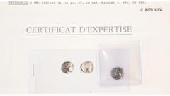 Ancient coinage / Greece Greece - Lycia - Lycian League / Olympus - AR Drachm (168-78 BC, 2.80 g) - Laureate head of Apollo right / Lyre in incuse square, OΛYMΠ above, to left Π above torch, to right 