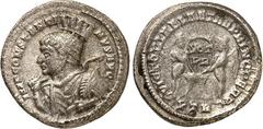 RÖMER RÖMISCHES KAISERREICH. CONSTANTINUS I. der Große, Augustus 306(310)-337. Bi-Argenteus (313) 2,84g, Trier, 1. Offizin. Büste mit Panzer, Paludamentum, Helm, Baculum im l. Arm und geschulterter La