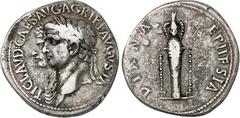 RÖMER RÖMISCHES KAISERREICH. CLAUDIUS mit s. 4. Gemahlin Agrippina iunior 50-54. Trinio (Cistophorus) (50/51) 10,65g, Ephesus. Belorbeerter Kopf Claudius neben Büste Agrippina n.l. TI CLAVD CAES AVG A