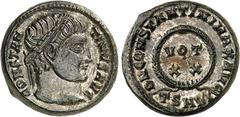 RÖMER RÖMISCHES KAISERREICH. CONSTANTINUS I. der Große, Augustus 306(310)-337. Bi-Follis 18/19mm (324) 3,98g, Thessalonica, 1. Offizin. Kopf mit Lorbeerkranz n.r. CONSTAN-TINVS AVG / D N CONSTANTINI M