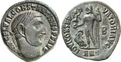 RÖMER RÖMISCHES KAISERREICH. CONSTANTINUS I. der Große, Augustus 306(310)-337. AE-Follis 21/20mm (314/315) 4,71g, Antiochia, 2. Offizin. Kopf mit Lorbeerkranz n.r. IMP GAL VAL CONSTANTINVS P F AVG / I