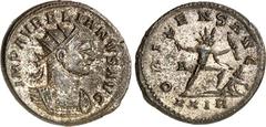 RÖMER RÖMISCHES KAISERREICH. AURELIANUS 270-275. Bi-Antoninian (273) 5,11g, Rom, 1.Offizin. Büste mit Panzer und Strahlenkrone n.r. IMP AVRELIANVS AVG / ORIE-NS AVG Sol schreitet nackt, mit Pallium, S