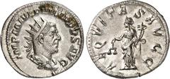RÖMER RÖMISCHES KAISERREICH. PHILIPPUS I. Arabs 244-249. Antoninian (245/247) 3,38g, Antiochia. Panzerbüste mit Strahlenkrone n. l. IMP M IVL PHILIP PVS AVG / AEQ VITAS AVG Aequitas steht mit Füllhorn
