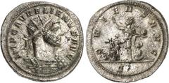 RÖMER RÖMISCHES KAISERREICH. AURELIANUS 270-275. Bi-Antoninian (273) 3,22g, Serdica, 2. Off. Panzerbüste m. Strkr. n.r. IMP C AVRELIANVS AVG / ORIENS AVG Sol steht grüßend n.l. zw. 2 persischen Captiv