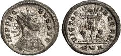 RÖMER RÖMISCHES KAISERREICH. PROBUS 276-282. Bi-Antoninian (279) 3,59g, Rom, 1. Offizin. Panzerbüste m. Strkr. n.r. IMP PRO-BVS AVG / VICTOR-IA GERM 2 Captivi sitzen an Tropaeum; unten R Mondsichel A.