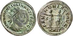 RÖMER RÖMISCHES KAISERREICH. IULIANUS I. Pannonicus 284-285. AE-Antoninian 3,35g, Siscia, 3. Off. Paludamentbüste m. Strkr. n.r. IMP C M AVR IVLIANVS P F AVG / PAN-NONIAE - AVG Beide Pannonien stehen 