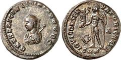 RÖMER RÖMISCHES KAISERREICH. Licinius II. Caesar 317-324. AE-Follis 18mm (317/321) 3,38g, Cyzicus, 4. Off. Konsularbüste m. Lkr. n.l. D N VAL LICIN LICINIVS NOB C / IOVI CONS-ERVATORI CAESS Iupiter st