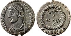 RÖMER RÖMISCHES KAISERREICH. IOVIANUS 363-364. AE-Centenionalis 19/20mm 3,49g, Heraclea, 2. Offizin. Büste mit Panzer, Paludamentum und Perlendiadem n.l. D N IOVIAN-VS P F AVG / VOT - V MVLT - X im Lo
