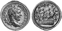 THE JULIO-CLAUDIAN DYNASTY GETA, AD 209-212 No.: 139 Schätzpreis - Estimation CHF 48000.- Aureus, about AD 211; 7.40 g. Obv. P SEPT GETA - PIVS AVG BRIT Laureate head r. with beard, drapery on l. shou