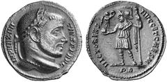 THE BRITISH EMPIRE MAXENTIUS, AD 306-312 No.: 292 Schätzpreis - Estimation CHF 17000.- Aureus, AD 307-308; 4.86 g. Obv. IMP MAXEN-TIVS P F AVG Laureate, bearded head r. Rev. VICTORIA S AVGG ET CAES N 