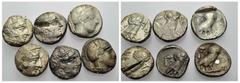 ANTIKE LOTS GRIECHEN ATHEN und östl. Nachahmungen. 6 spätere Tetradrachmen. (6). Schön-knapp sehr schön