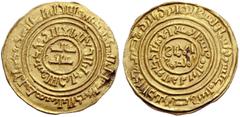 COINS OF THE CRUSADER STATES AND SUCCESSORS CRUSADER IMITATIONS OF ARABIC COINS. KINGDOM OF JERUSALEM. Early Imitative Gold Coinage, Mint: Jerusalem. Imitation of a Fatimid dinar of the caliph al-Âmir