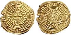 COINS OF THE CRUSADER STATES AND SUCCESSORS CRUSADER IMITATIONS OF ARABIC COINS. KINGDOM OF JERUSALEM. Imitative Gold Coinage with the Fineness of 2/3, Mint: Accon. Imitation of a Fatimid dinar A seco
