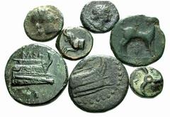 Sammlung Roland Müller, St. Gallen LOTS KLEINASIEN. (Lykien). Bronzen. Babon, Nysa, Phaselis, Perikles. Schön bis Sehr schön (7) u. a. ex Klein, KM 610.