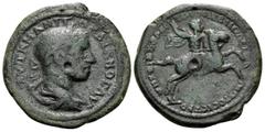 Roman Provincial MOESIA INFERIOR. Nicopolis ad Istrum. Gordian III, 238-244. (Bronze, 27 mm, 13.43 g, 6 h), struck under the legate Sabinius Modestus, 241-244. ΑΥΤ Κ Μ ΑΝΤ ΓΟΡΔΙΑΝΟC Α(ΥΓ) Laureate, dr