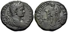 Roman Provincial THRACE. Philippopolis. Geta, 209-211. Tetrassarion (Bronze, 29 mm, 16.71 g, 12 h). AYT K Π CEΠTI-MIOC ΓETAC Laureate, draped and cuirassed bust of Geta to right. Rev. ΦΙΛIΠΠOΠ-OΛEITΩN