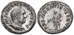Roman Imperial Balbinus, 238. Denarius (Silver, 19 mm, 2.70 g, 6 h), Rome, April - June 238. IMP C D CAEL BALBINVS AVG Laureate, draped and cuirassed bust of Balbinus to right. Rev. PROVIDENTIA DEORVM