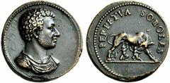 Five Centuries of European Medals and Plaquettes Italy. Francesco Querini. Died c. 1563. Medal (Bronze, 34mm, 26.95 g 12), an early cast example, by Giovanni da Cavino (1500-1570), c. 1540 (?). Origin