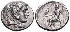 Greek KINGS OF MACEDON. Alexander III 'the Great', 336-323 BC. Tetradrachm (Silver, 27 mm, 17.12 g, 12 h), struck posthumously, uncertain mint in Southern Asia Minor, circa 320-280. Head of Herakles t