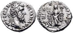 Roman Imperial Didius Julianus, 193. Denarius (Silver, 19 mm, 2.98 g, 12 h), Rome, 193. IMP CAES M DID IVLIAN AVG Laureate head of Didius Julianus to right. Rev. CONCORD MILIT Concordia standing from 