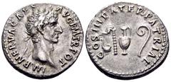 The Prof. James M. Collier Collection - Roman Imperial Coins Nerva, 96-98. Denarius (Silver, 19 mm, 3.47 g, 7 h), Rome, 97. IMP NERVA CAES AVG P M TR POT Laureate head of Nerva to right. Rev. COS III 