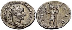 The Prof. James M. Collier Collection - Roman Imperial Coins Aemilian, 253. Antoninianus (Billon, 22 mm, 3.21 g, 6 h), Rome. IMP CAES AEMILIANVS P F AVG Radiate, draped and cuirassed bust of Aemilian 