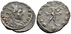 The Prof. James M. Collier Collection - Roman Imperial Coins Claudius II Gothicus, 268-270. Antoninianus (Billon, 19.5 mm, 3.10 g, 1 h), Mediolanum, P = 1st officina, mid 269-spring 270. IMP CLAVDIVS 
