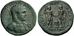 ROMAN AND BYZANTINE COINS Caracalla. 198-217. Perinthos, Thrace. Oktassarion (Bronze, 38mm, 44.86 g 1), c. 215-217. AUT K M AUR CEOUHR ANTWNINOC AUG Laureate and cuirassed bust of Caracalla to right, 