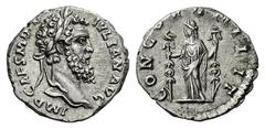 ROMAN AND BYZANTINE COINS Didius Julianus. AD 193. Denarius (Silver, 3.10 g 6), Rome, 28 March-May/June 193. IMP CAES M DID IVLIAN AVG Laureate and bearded head of Didius Julianus to right. Rev. CONCO