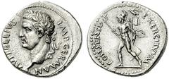 ROMAN AND BYZANTINE COINS Vitellius. AD 69. Denarius (Silver, 19mm, 3.46 g 6), Spanish mint, perhaps Tarraco, January-June 69. A VITELLIVS IMP GERMAN Laureate head of Vitellius to left, with globe at 