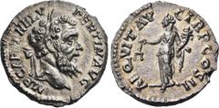 Roman Imperial & Provincial Pertinax, 193. Denarius (Silver, 18 mm, 2.53 g, 7 h), possibly struck very early in the reign of Septimius Severus, Rome. IMP CAES P HELV PERTIN AVG Laureate head of Pertin