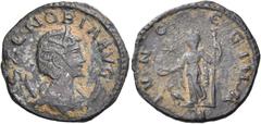 Roman Imperial Coins Zenobia, usurper, 268-272. Antoninianus (Billon, 20 mm, 3.27 g, 6 h), Antioch, March-May 272. S ZENOBIA AVG Diademed and draped bust of Zenobia to right, on lunar crescent. Rev. I