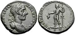 The Vineyard Collection part III MOESIA INFERIOR. Nicopolis ad Istrum. Macrinus, 217-218. (Bronze, 25 mm, 11.36 g, 6 h), struck under the consular legate Statius Longinus. AYT K M ΟΠEΛ CEΥ-Η ΜΑΚΡΙΝΟC 