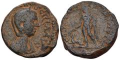 The Vineyard Colection Part IV, Roman Provincial JUDAEA, Samaria. Caesaraea Maritima. Herennia Etruscilla, Augusta. 249-251. (Bronze, 26 mm, 15.10 g, 12 h). ERENNIA ETRVSCILLA AVG Diademed and draped 