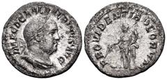 Roman Imperial Balbinus, 238. Denarius (Silver, 19 mm, 2.70 g, 6 h), Rome, April - June 238. IMP C D CAEL BALBINVS AVG Laureate, draped and cuirassed bust of Balbinus to right. Rev. PROVIDENTIA DEORVM