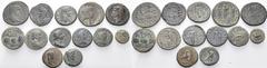 Large Lots ROMAN IMPERIAL & PROVINCIAL. Circa 1st - 3rd century. (Bronze, 97.00 g). A lot of Thirteen (13) Roman Imperial and Provincial bronze coins, including an interesting coin of Amorion for Cali