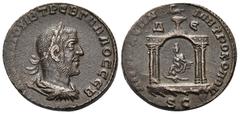 Roman Provincial SYRIA, Seleucis and Pieria. Antioch. Trebonianus Gallus, 251-253. 8 Assaria (Bronze, 29 mm, 18.42 g, 6 h), 251. AYTOK K Γ OYIB TPEB ΓAΛΛOC CEB Laureate, draped and cuirassed bust of T