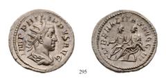 ROMAN. IMPERIAL. PHILIP II (A.D. 247-249) Antoninian, Ag, A.D. 247-249, Rome mint Rome mint Av: IMP PHILIPPVS AVG, radiate, draped and cuirassed bust of Philip right. Rv: LIBERALITAS AVGG - III, Phili