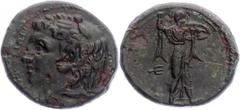 Greek - Sicily - Syracuse - Pyrrhos, Bronze (± 278-276BC) Ancient Greek - Sicily, Syracuse Pyrrhos Bronze (± 278-276BC) (SNG ANS 847) CuSn, 9.21 g (24 mm) TTB