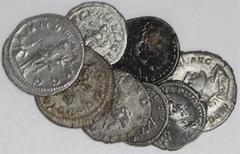 Roman Coins Roman - Empire Lot (8 coins) - Denarii - Trajan: VIC TRAIANA, RCV 3173; Caracalla: SPES PVBLICA; Elagabalus: TR P III, RCV 7533; Julia Maesa: SAECVLI FELICITAS; Antoninianii, silver - Gord