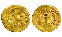 Constans II (641-668) Ouro Semisse BC+ Sear.983; 2,23g.