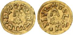Visigodas - Suintila (621-631) - Tremissis Ouro Tremissis Toledo CNV 298 1,45g MBC+