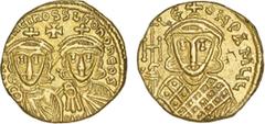 Byzantine Coins Byzantine - Constantine V, Copronymus (741-775) - Byzantine - Constantine V, Copronymus (741-775) Gold - Solidus; Constantinople; COnSꞆAnꞆInOS S LЄOn O nЄOS / G LЄON P A MꞍL; BCV 1551;