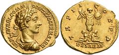 The Roman Empire Commodus augustus, 177 – 192. Aureus 177, AV 7.29 g. IMP L AVREL COMM – ODVS AVG GERM SARM Laureate, draped and cuirassed bust r. Rev. TR P II – COS P P Two captives seated l. and r. 